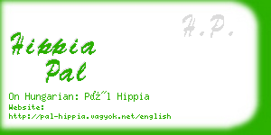 hippia pal business card